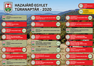 2020 túranaptár